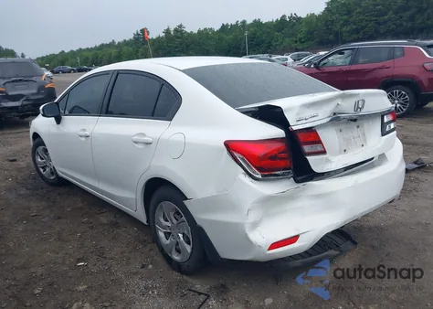 2014 Honda Civic Lx from USA, damaged, VIN 19XFB2F53EE007378